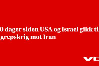 100 dager siden USA og Israel gikk til angrepskrig mot Iran