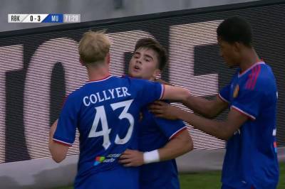 Harry Amass med scoring for Manchester United