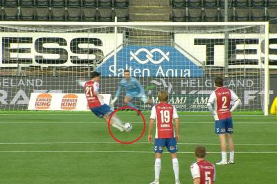 Bodø/Glimt snudde til seier etter «omdiskutert» scoring:  – Skulle vært et frispark