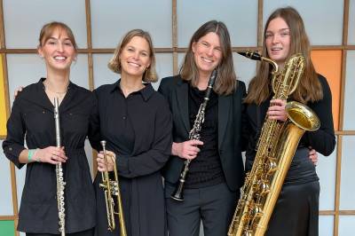 – Fint å ha med tante, kusine og mamma