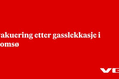 Evakuering etter gasslekkasje i Tromsø