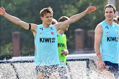 Siste nytt fra USA etter Norges trening