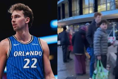 Franz og Moritz Wagner blir møtt av hundrevis av fans i Berlin før NBA-kamp