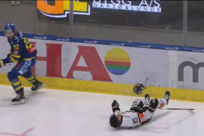 Mistet hjelmen og ble sendt til sykehus i NM-finale: –​​​​​​​ Forferdelige bilder