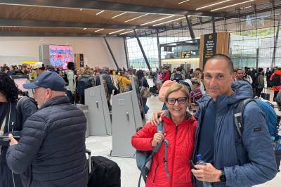 – Aldri sett så lang kø før