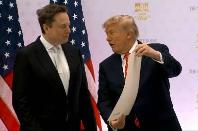 Fem av seks er fra utlandet: Se Trumps nesegruse hyllest av Elon Musk