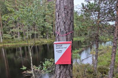 Månedens post for september finner du ved Nordre Ventetjern
