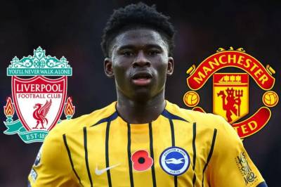 Manchester United er gledelig overrasket over at Brighton reduserer prisen på et av deres hovedmål