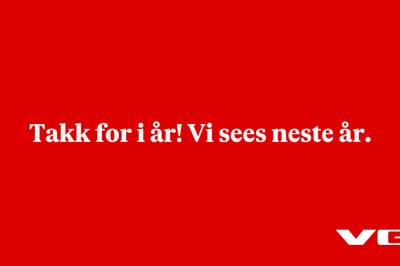 Takk for i år! Vi sees neste år.