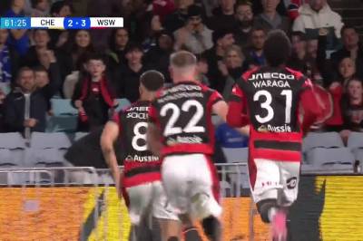 Dylan Scicluna med scoring for Western Sydney Wanderers