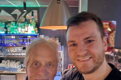 Michael Douglas i Finnmark: – Ble ekstremt starstruck