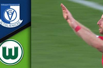Se høydepunktene fra VSG Altglienicke - VFL Wolfsburg