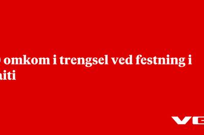 30 omkom i trengsel ved festning i Haiti