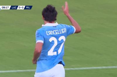 Cancellieri scorer mot AC Milan