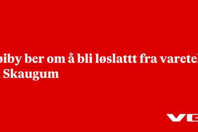 TV2: Høiby vil løslates fra varetekt på Skaugum
