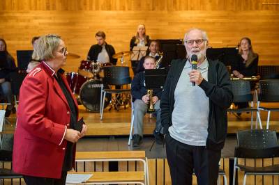 Jubileumskvelden for de tre korpsene samlet generasjoner av musikanter &bull; Birkenesavisa