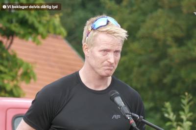 Preget Kjetil Borch med minneord om Tufte