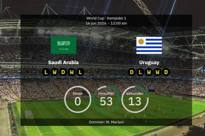 Saudi-Arabia mot Uruguay: Bekreftede lagoppstillinger og statistikk