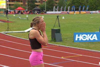 Henriette Jæger med råsterk 200 meter