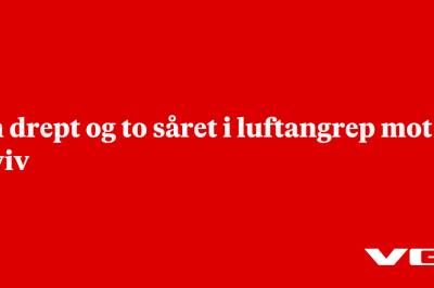En drept og to såret i luftangrep mot Kyiv