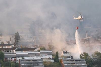 Slik ser Drammen ut fredag kveld