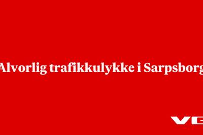 Alvorlig trafikkulykke i Sarpsborg