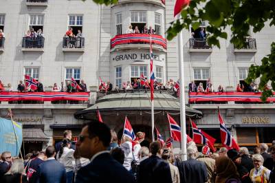 Hei Schweiz i rødt, hvitt og blått