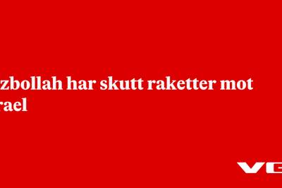 Hizbollah har skutt raketter mot Israel