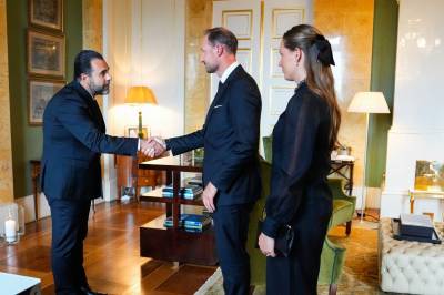 Kong Haakon mottok kondolanser fra stortingspresidenten