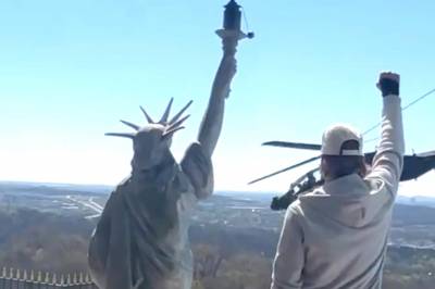 Slipper straff etter helikopter-stunt