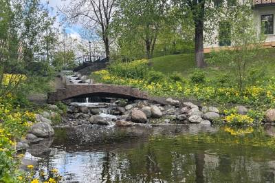 Her brukes styrtregnet til å skape trivsel i byen
