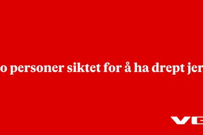 To personer siktet for å ha drept jerv