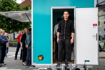 Åpner ny matvogn. Blir salg av pizza.