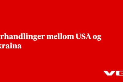 Forhandlinger mellom USA og Ukraina
