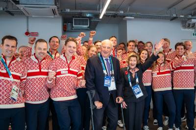 Avsluttet OL-besøket med vafler: – Vi er stolte