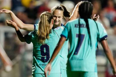 Caroline Graham Hansen herjet med to mål og en assist i CL-storseier