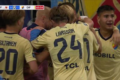 Bo Hegland med mål mot Kalmar