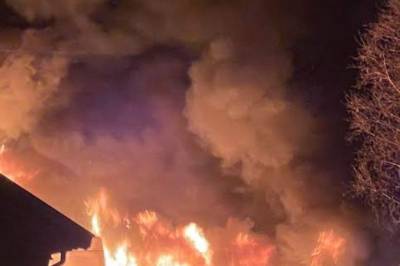 Kraftig brann i Kopervik