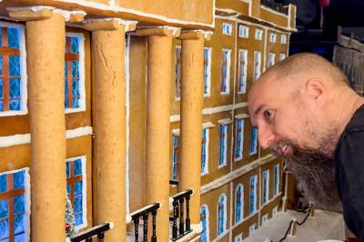 Laga gigantisk peparkakeslott