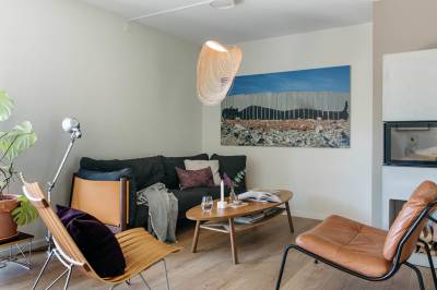 Interiørarkitektens hjem: – Trappen er det eneste av det originale som er beholdt slik det var