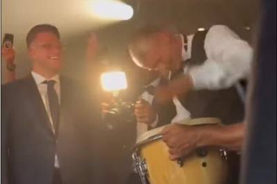 Haaland vekker oppsikt i bryllup