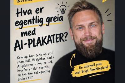 Ut mot «KI-skvip»: – Plakatene ser helt like eller falske ut