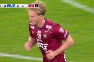 Sebastian Lagerlund setter 1-2 mot Sirius