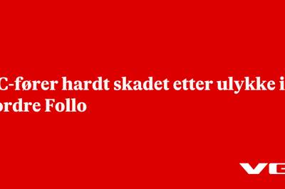 MC-fører hardt skadet etter ulykke i Nordre Follo