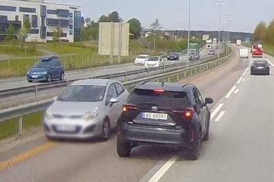 E6: Centimeter unna kollisjon