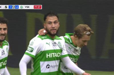 Abdelrahman Boudah setter 4-1 mot AIK