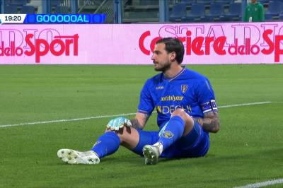 Armand Lauriente setter 1-2 mot Lecce