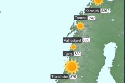 Trondheim troner på soltoppen så langt i år