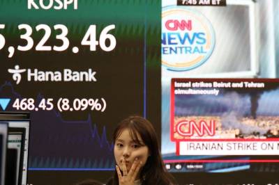 Kraftig fall på børsen i Asia