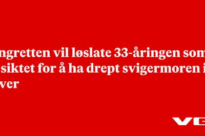 Bergensavisen: Tingretten vil løslate 33-åringen som er siktet for å ha drept svigermoren
